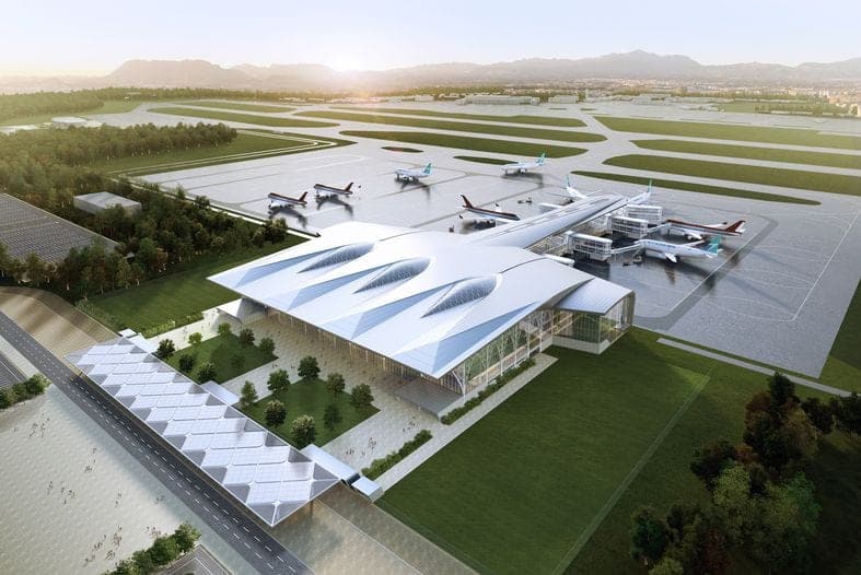 Toshkent xalqaro aeroporti — grilyato shift montaji